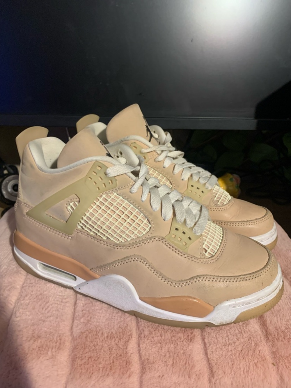 Jordan Beige Athletic Sneakers